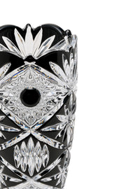 ELSA CRYSTAL Bohemia Maravelle Açık Ağız Küçük Vazo Siyah