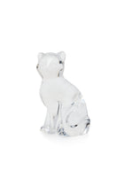 ELSA CRYSTAL Bohemia Aquarine Kedi Figür Beyaz