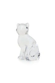 ELSA CRYSTAL Bohemia Aquarine Kedi Figür Beyaz