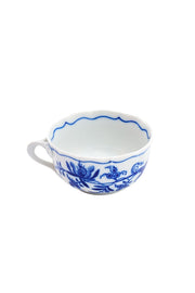 CESKY PORCELAN DUBİ 1860 Cibulak Fincan ve Fincan Tabağı Mavi