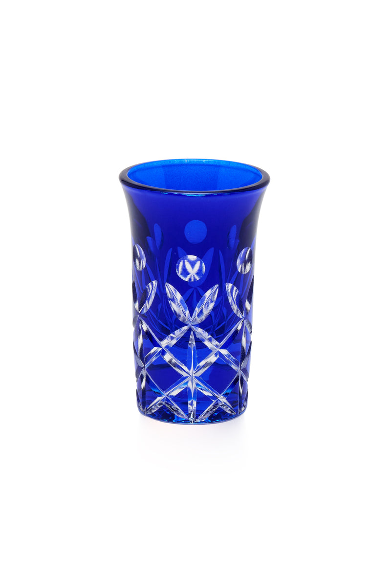 ELSA CRYSTAL Bohemia Alya Kahve Yanı Bardağı Mavi