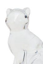 ELSA CRYSTAL Bohemia Aquarine Kedi Figür Beyaz