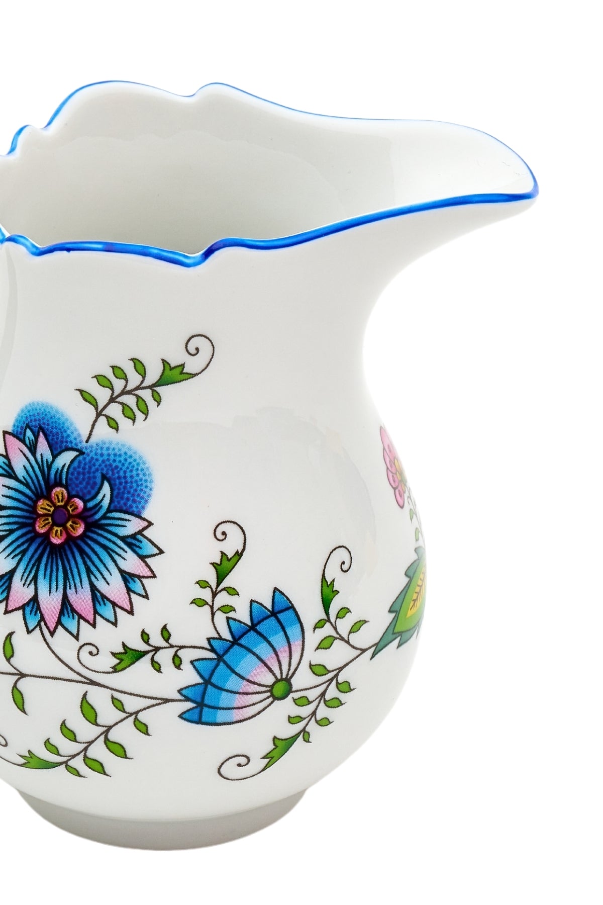 CESKY PORCELAN DUBI 1860 Cibulak Milk Jug Colored