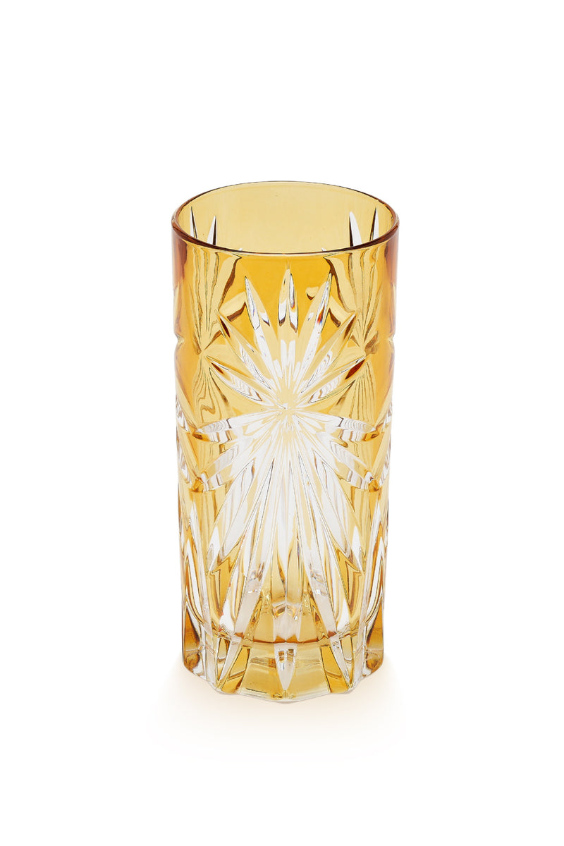 ELSA CRYSTAL Bohemia Laguna Oasis Long Meşrubat Bardağı Sarı
