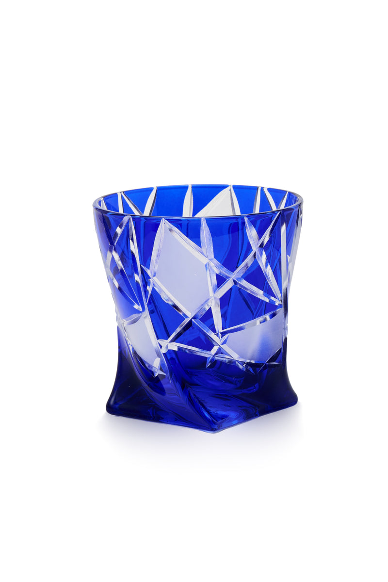 ELSA CRYSTAL Bohemia Icebelle Quadro Bardağı Mavi