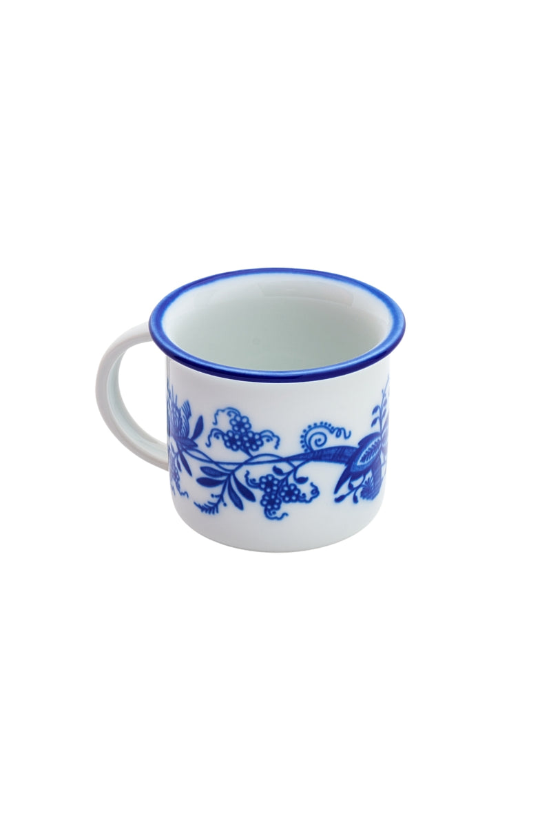 CESKY PORCELAN DUBİ 1860 Cibulak Küçük Kupa Mavi