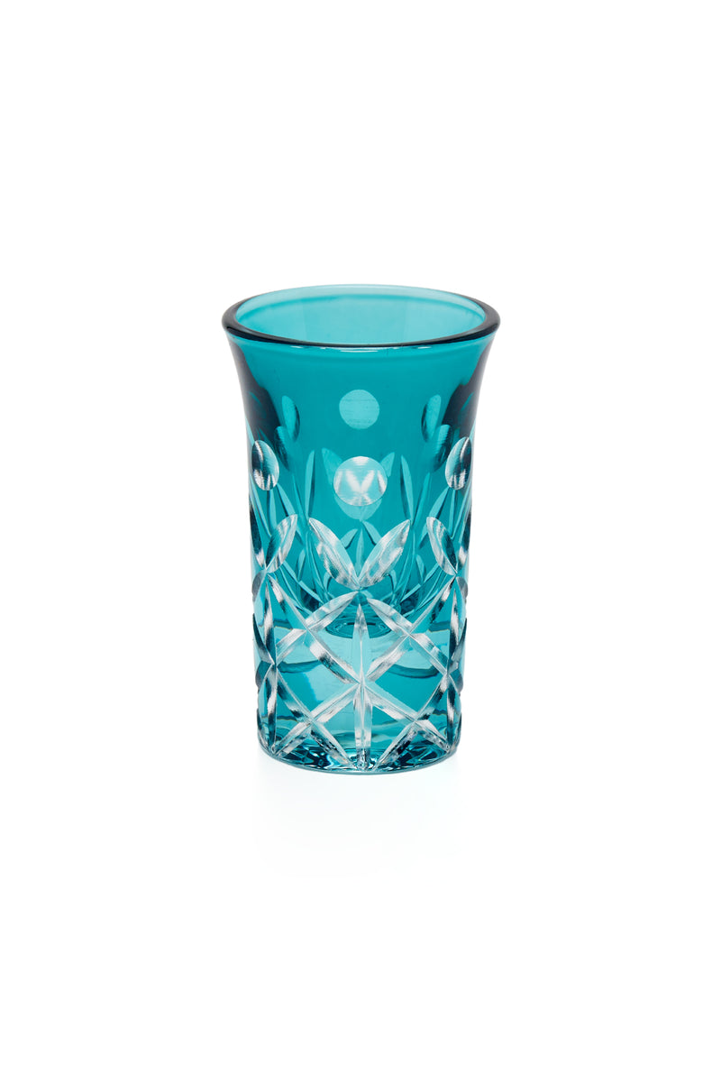 ELSA CRYSTAL Bohemia Alya Kahve Yanı Bardağı Azur