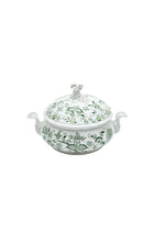 CESKY PORCELAN DUBI 1860 Cibulak Round Soup Pot Green