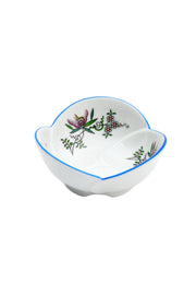CESKY PORCELAN DUBİ 1860 Cibulak Gül Şeklinde Kase Renkli