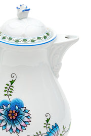 CESKY PORCELAN DUBİ 1860 Cibulak Kahve Sürahisi Renkli