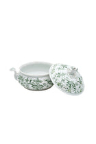 CESKY PORCELAN DUBI 1860 Cibulak Round Soup Pot Green