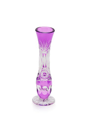 ELSA CRYSTAL Bohemia Lunaria Small Vase Lilac