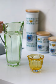 ELSA CRYSTAL Bohemia Aurora Jug Yellow