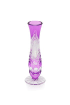 ELSA CRYSTAL Bohemia Lunaria Küçük Vazo Eflatun