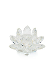 ELSA CRYSTAL Bohemia Oceanna Lotus Küçük Ebat Beyaz