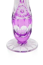 ELSA CRYSTAL Bohemia Lunaria Küçük Vazo Eflatun