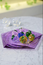 ELSA CRYSTAL Bohemia Oceanna Ufak Elma Mavi
