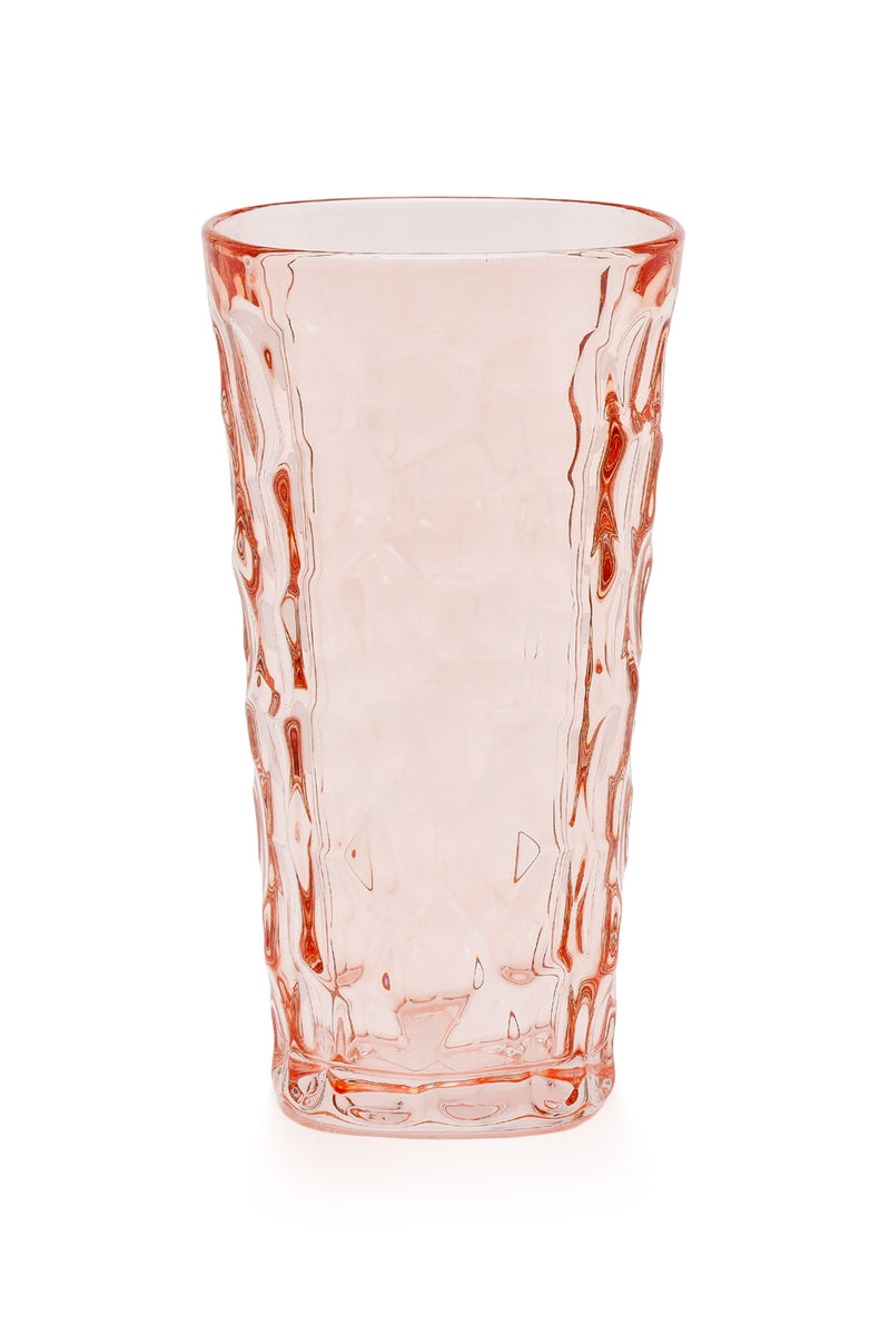 ELSA CRYSTAL Bohemia Aurora Meşrubat Bardağı Pembe