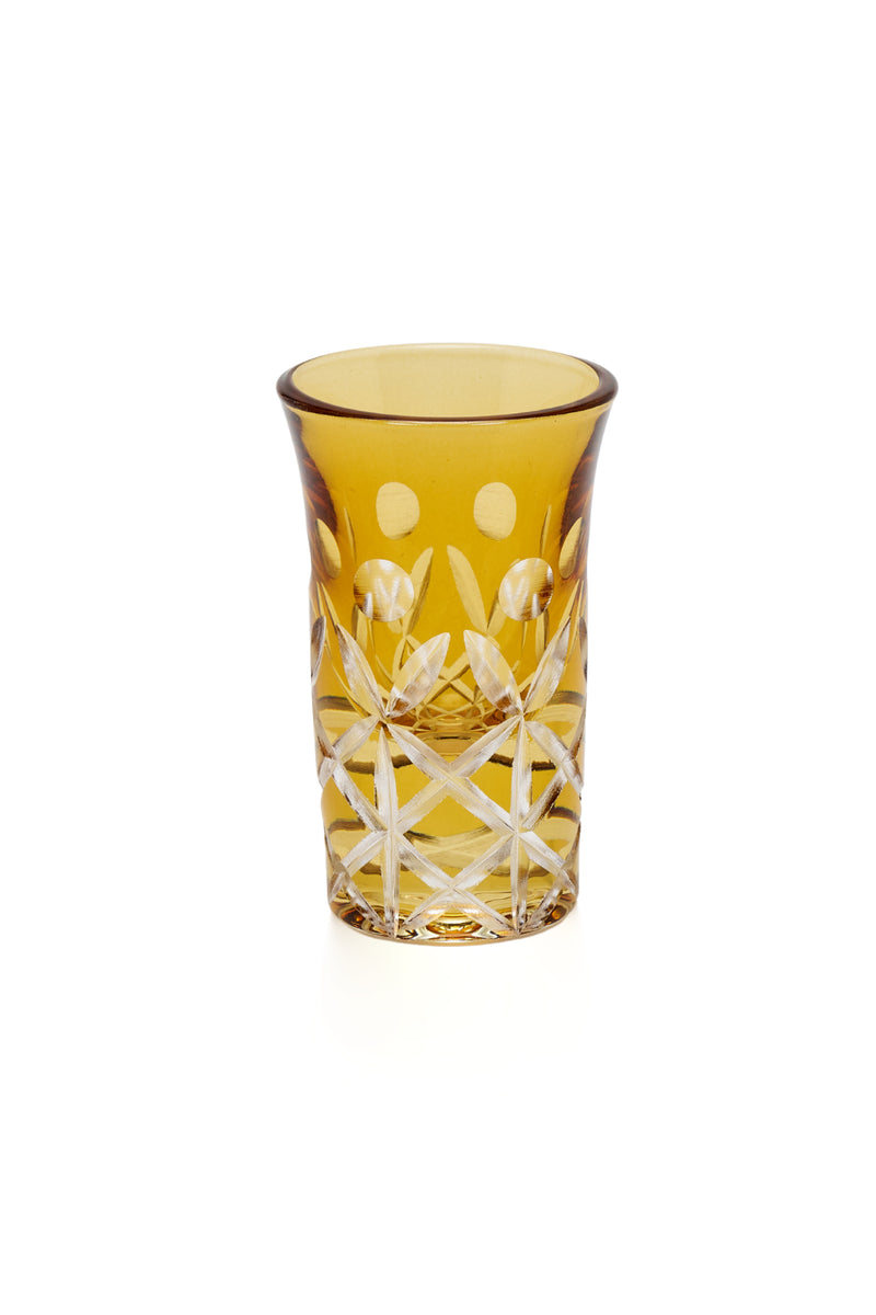 ELSA CRYSTAL Bohemia Alya Kahve Yanı Bardağı Sarı