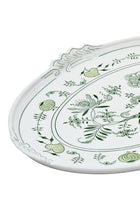 CESKY PORCELAN DUBİ 1860 Cibulak Oval Tepsi Yeşil