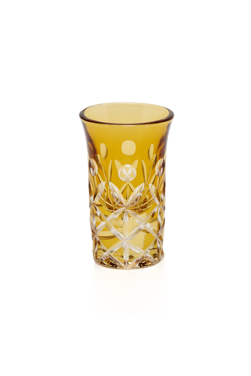 ELSA CRYSTAL Bohemia Alya Kahve Yanı Bardağı Sarı