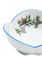 CESKY PORCELAN DUBİ 1860 Cibulak Gül Şeklinde Kase Renkli
