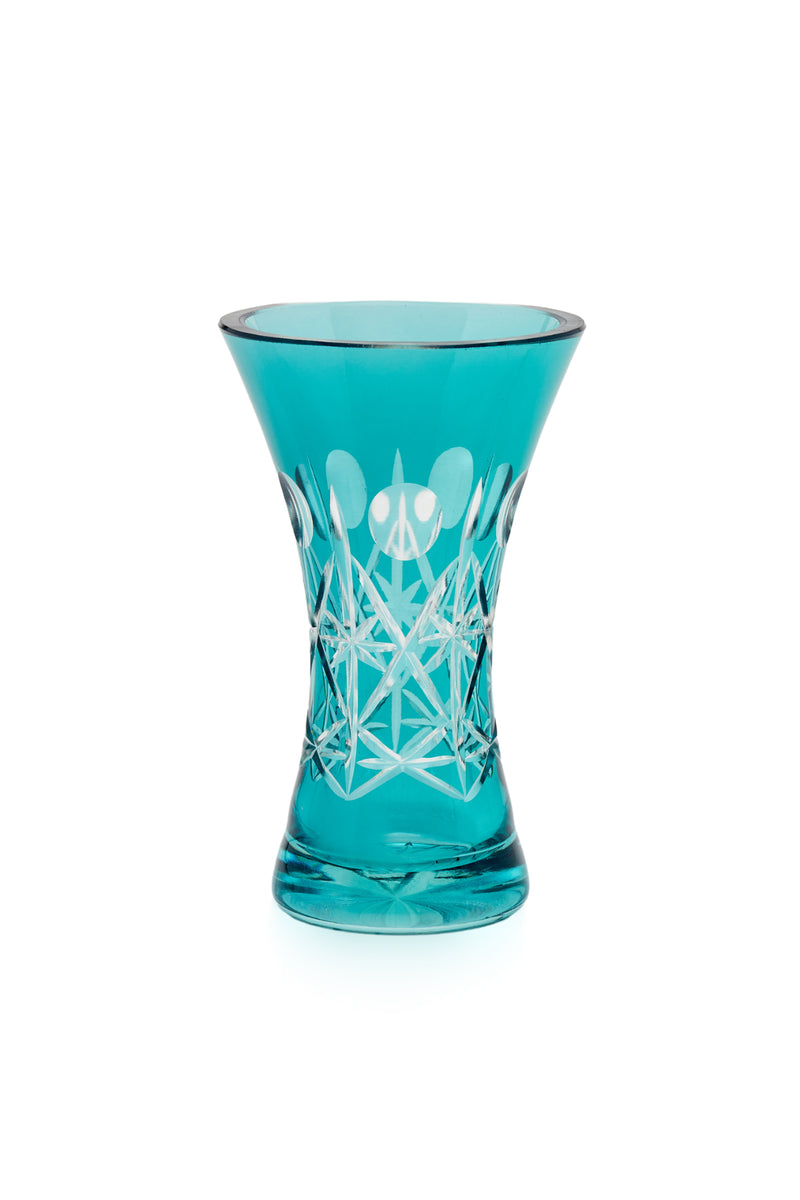 ELSA CRYSTAL Bohemia Lunaria orta Vazo Azur