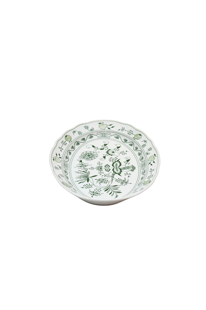 CESKY PORCELAN DUBİ 1860 Cibulak Oval Sunum Tabağı Yeşil