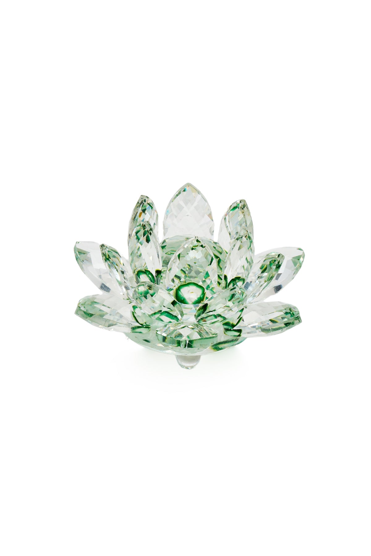 ELSA CRYSTAL Bohemia Oceanna Lotus Küçük Ebat Yeşil