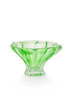 ELSA CRYSTAL Bohemia Lunaria Küçük Tabak Yeşil