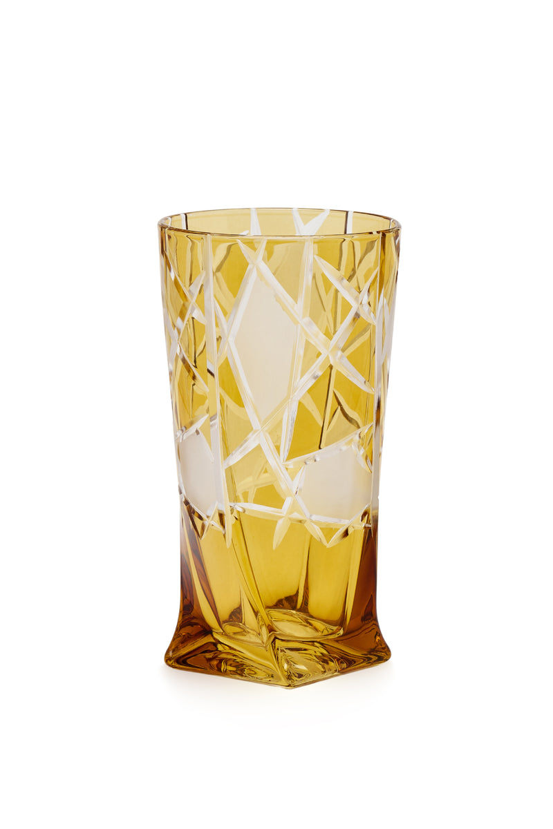 ELSA CRYSTAL Bohemia Icebelle Quadro Meşrubat Bardağı Sarı