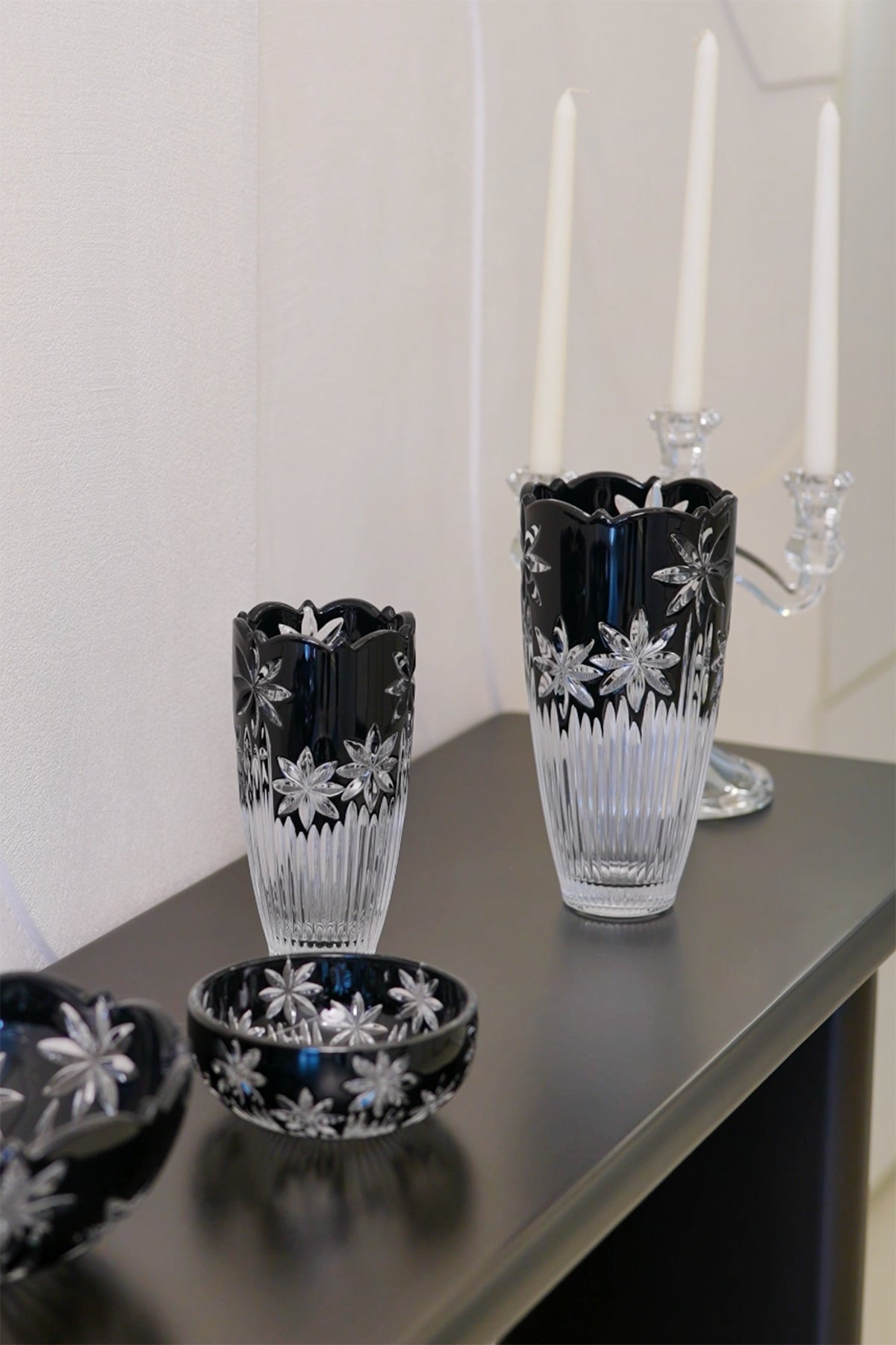 ELSA CRYSTAL Bohemia Maravelle Misa Siyah