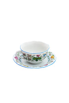 CESKY PORCELAN DUBİ 1860 Cibulak Fincan ve Fincan Tabağı Renkli