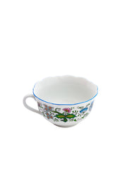 CESKY PORCELAN DUBİ 1860 Cibulak Fincan ve Fincan Tabağı Renkli