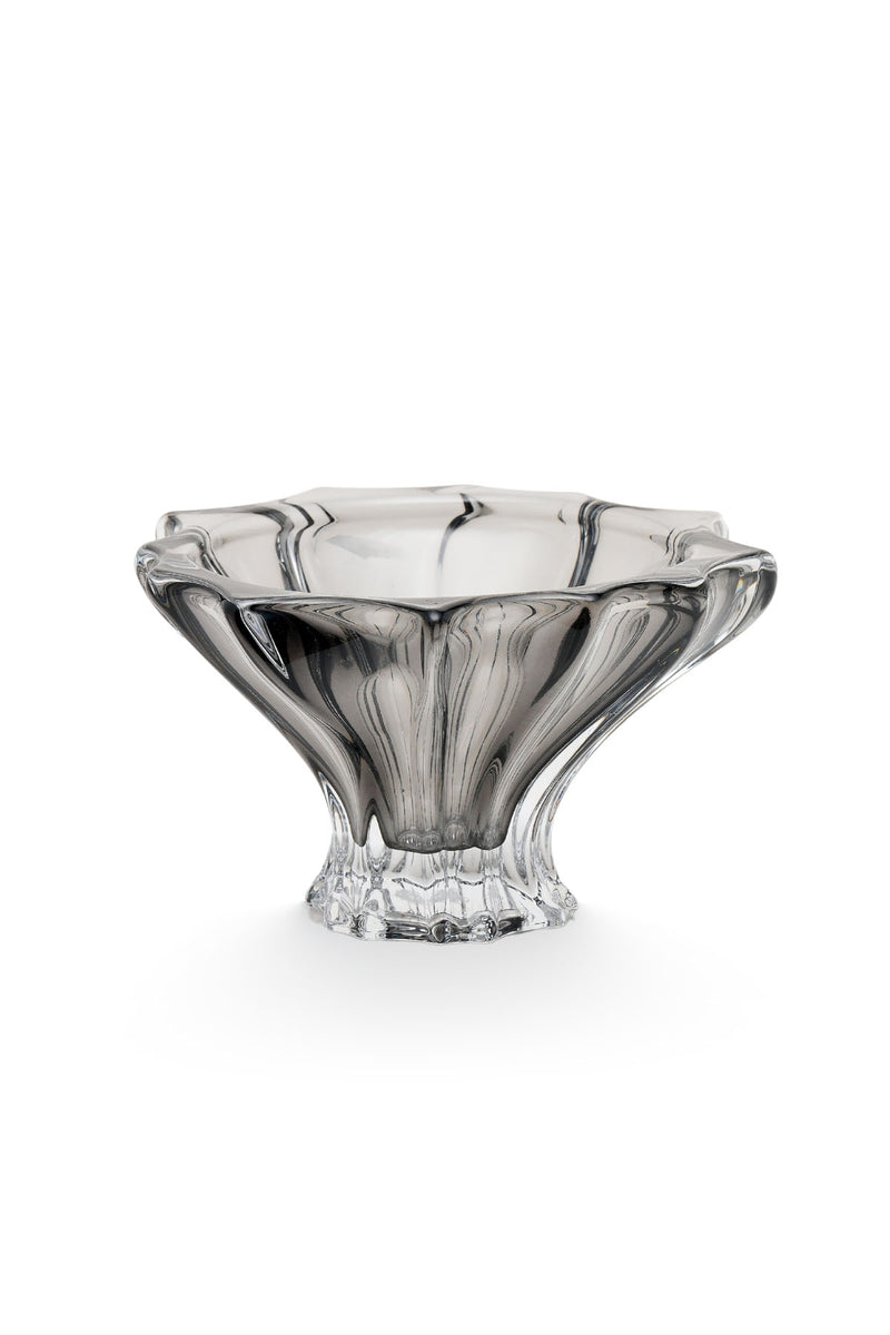 ELSA CRYSTAL Bohemia Lunaria Küçük Kase Siyah