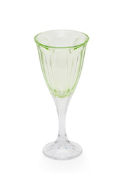ELSA CRYSTAL Bohemia Aurora Ayaklı Bardak Yeşil