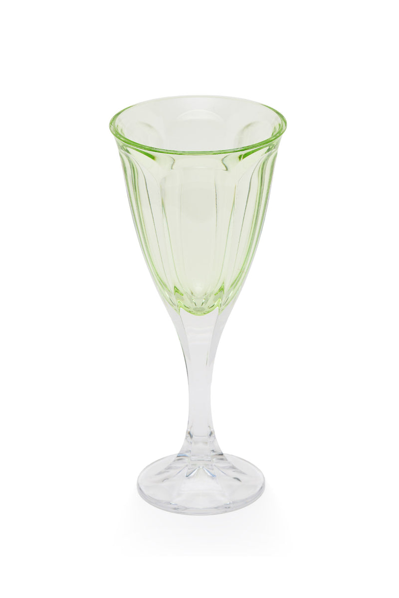 ELSA CRYSTAL Bohemia Aurora Ayaklı Bardak Yeşil