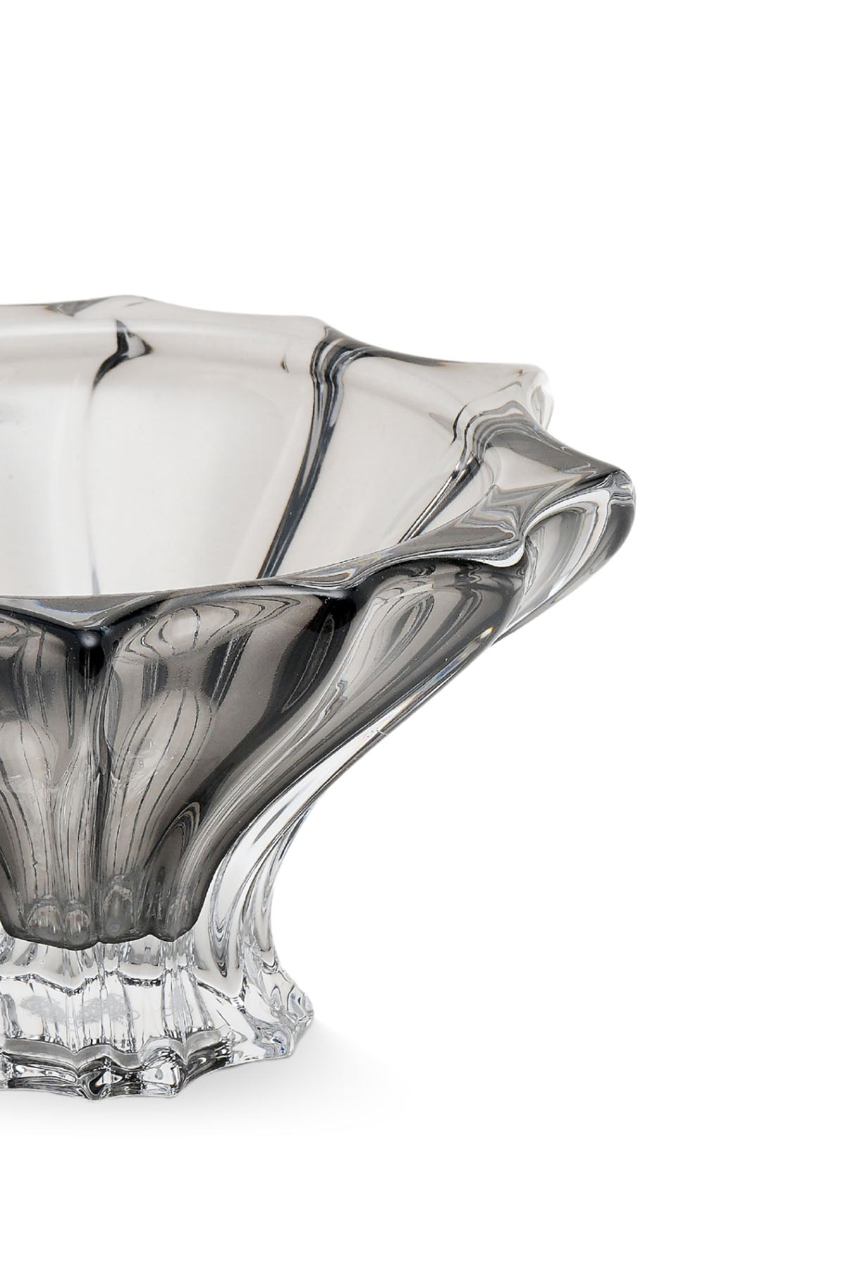 ELSA CRYSTAL Bohemia Lunaria Küçük Kase Siyah
