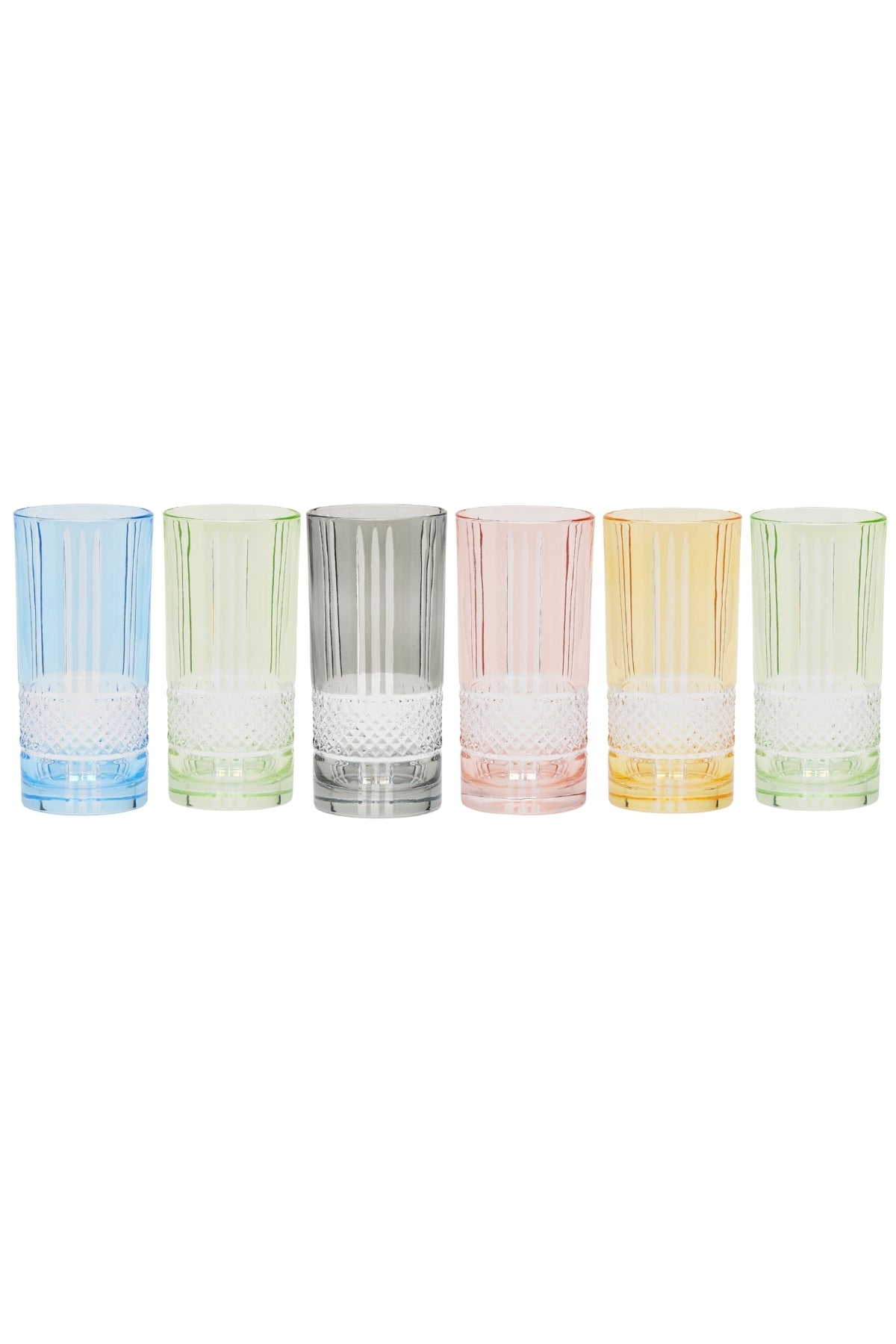 ELSA CRYSTAL Bohemia Frostella Brillante Long Meşrubat Bardağı (6'lı Set)