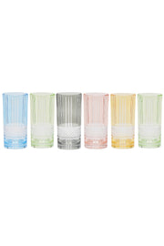 ELSA CRYSTAL Bohemia Frostella Brillante Long Meşrubat Bardağı (6'lı Set)