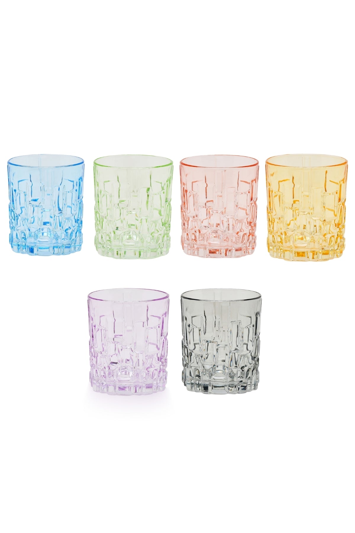 ELSA CRYSTAL Bohemia Glacielle Etna Odlivka Bardağı (6'lı Set)