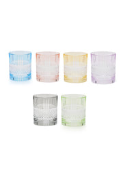 ELSA CRYSTAL Bohemia Frostella Brillante Tumbler Bardağı (6'lı Set)