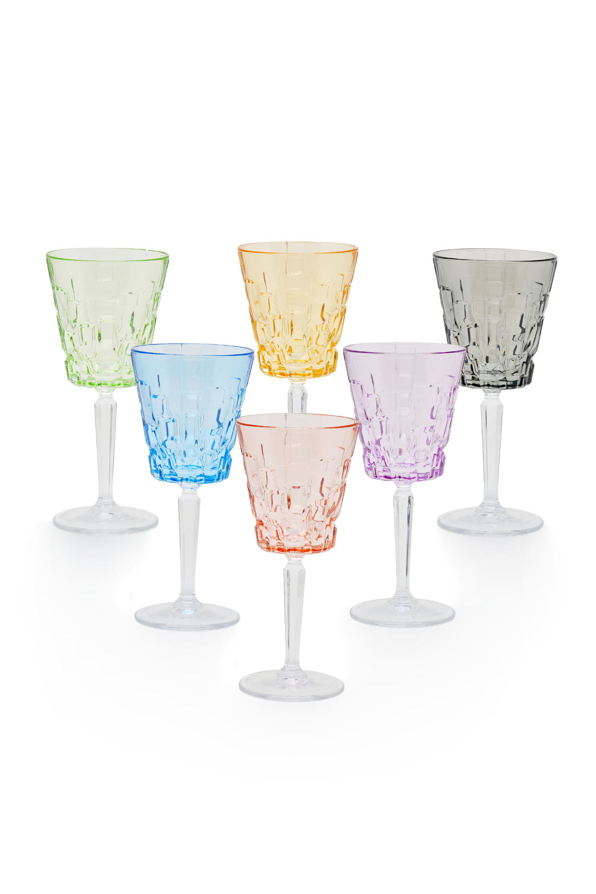 ELSA CRYSTAL Bohemia Glacielle Etna Goblet Ayaklı Bardak (6'lı Set)