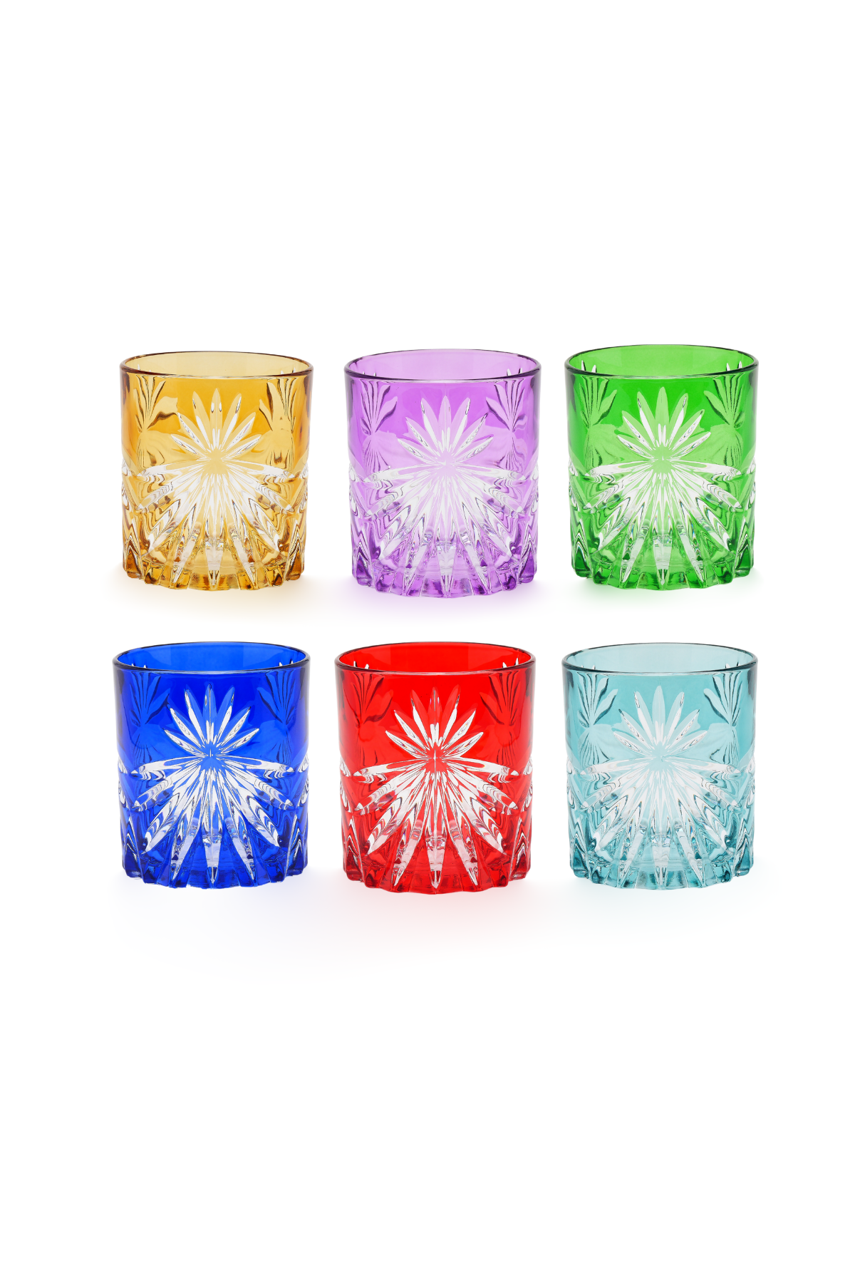 ELSA CRYSTAL Bohemia Laguna Oasis Odlivka Bardak (6'lı Set)