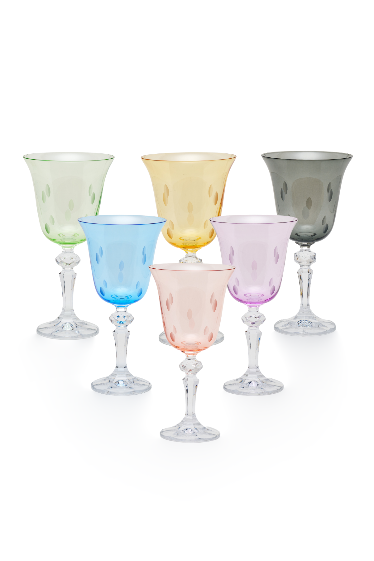 ELSA CRYSTAL Bohemia Hivera Laura Ayaklı Bardak (6'lı Set)