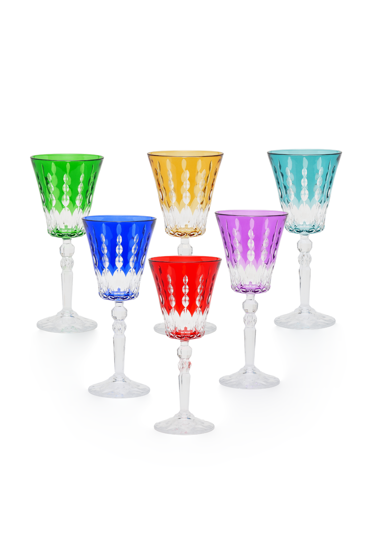 ELSA CRYSTAL Bohemia Majesty Marlyn Goblet Ayaklı Bardak (6'lı Set)